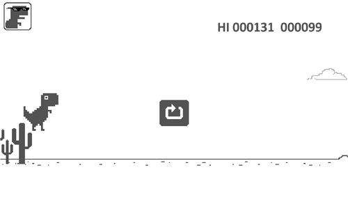 谷歌小恐龙游戏