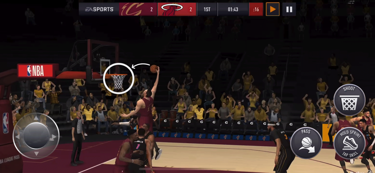 NBA LIVE Mobile截图3