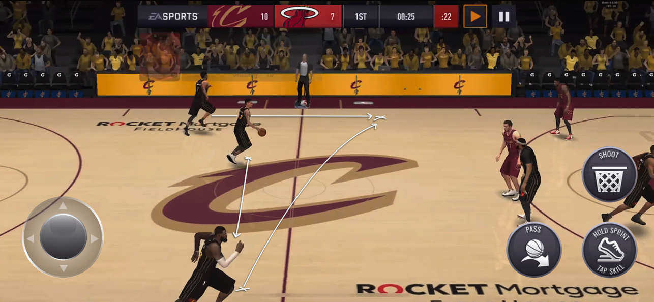 NBA LIVE Mobile截图4