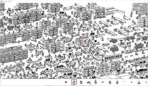 寻找隐藏的小人