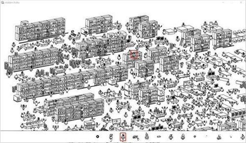 寻找隐藏的小人