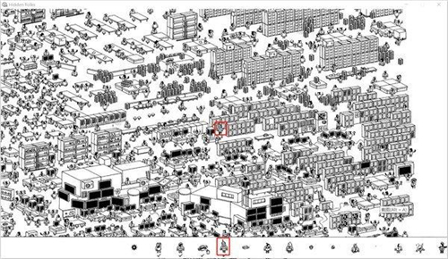 寻找隐藏的小人