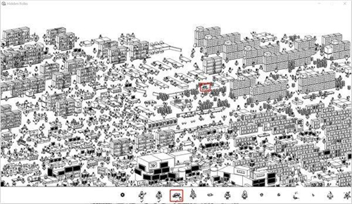 寻找隐藏的小人