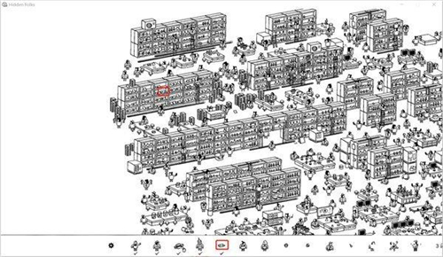 寻找隐藏的小人