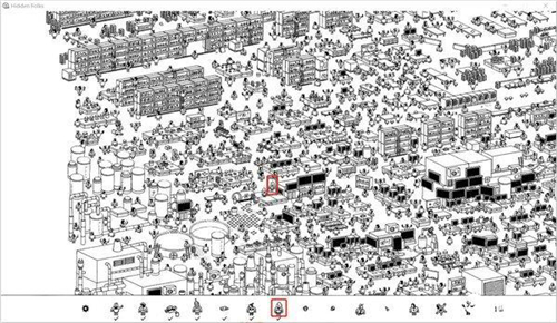 寻找隐藏的小人