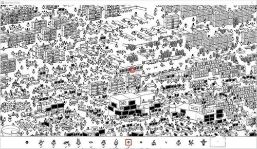 寻找隐藏的小人