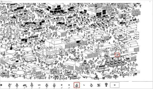 寻找隐藏的小人