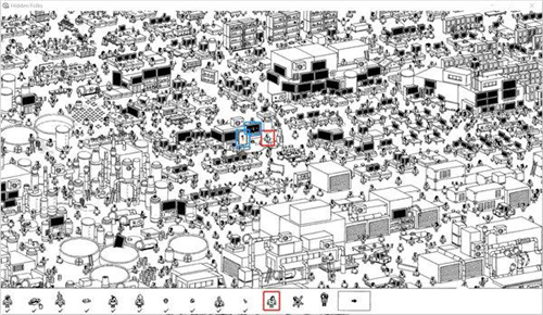 寻找隐藏的小人