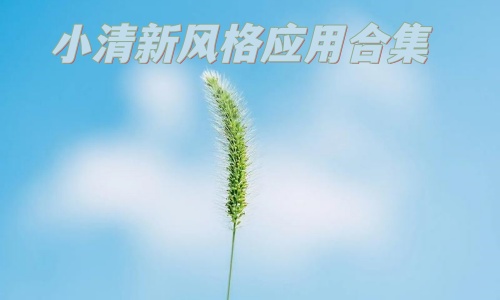 小清新风格应用合集